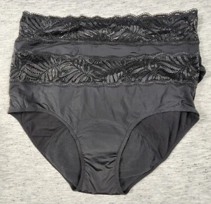 2 Pack Incontinence Underwear Leak Proof with High Absorbency Womens Size Large - Picture 1 of 9