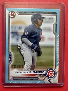 Yohendrick Pinango 2021 Bowman Draft Sky Blue #BD25 /499 - Picture 1 of 3