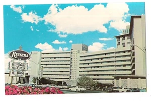 New Look RIVIERA HOTEL Exterior VIC DAMONE Las Vegas Nevada NV Postcard - Picture 1 of 2