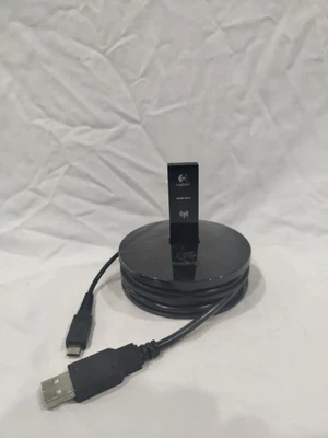 Logitech G930 Charging Base + USB Receiver Dongle Only NO HEADPHONES - Image 1 of 2