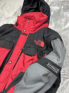 The North Face Extreme Gear Jacket Men’s L Red Black Convertible Sleeves Hood - Picture 1 of 19