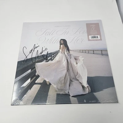 COVER SIGNED! NEW! Sabrina Claudio Fall In Love With Her x/1000 White Vinyl - Image 1 of 4