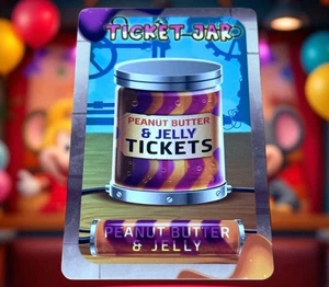 Carta Burro di Arachidi e Gelatina - Minions Jelly Lab - Chuck E Cheese - PBJ molto rara - Foto 1 di 2