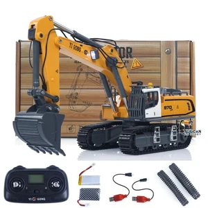 1/50 RC Excavator K970 Remote Control Digger Metal Bucket Tracks Lights Sound - Picture 1 of 12