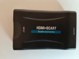 HDMI zu auf Scart Konverter Wandler AV Scaler Converter Adapter 1080P HD TV - Bild 1 von 5