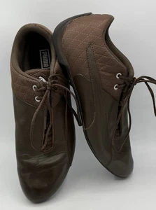 Puma Lux Leather "Future Cat" Sneaker gesteppt braun Unisex oder Herren US Größe 11 - Bild 1 von 11