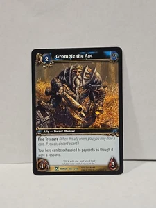 World Of Warcraft TCG Fields Of Honor Gromble The Apt Regular Uncommon - Picture 1 of 2