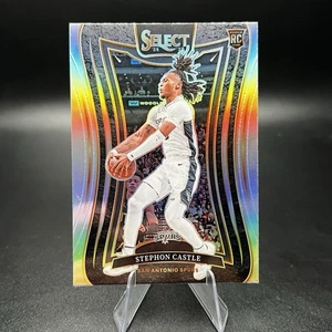 2024-25 Panini Select Stephon Castle #388 RC Rookie Mezzanine plateado - Imagen 1 de 2