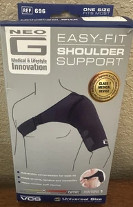 NEO G EASY-FIT SHOULDER SUPPORT UNIVERSAL SIZE LEFT OR RIGHT ARM-NEW, OPEN BOX - Picture 1 of 4