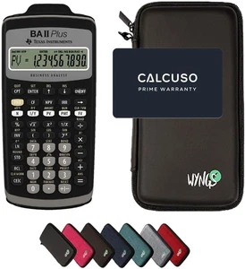 TI-BA II Plus, Calcolatrice Scientifica + Schutztasche + Erweiterte Garantie - Foto 1 di 12
