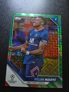 2021-22 Topps Japón Fútbol Verde Mojo/99-Kylian Mbappé - Imagen 1 de 2