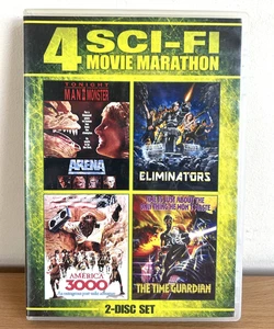 4 Sci-Fi Movie DVD Arena Eliminators America 3000 The Time Guardian Region 1 - Foto 1 di 4
