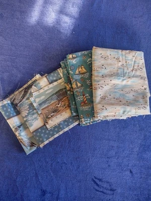 VIP Cranston's Shore Birds Panels + Four Yards Coordinating Fabrics - Image 1 of 4