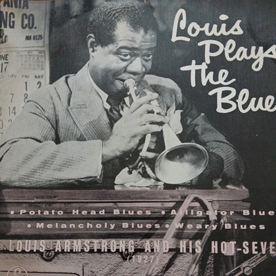 Louis Armstrong  Louis Plays The Blues 7"45 Vinyl EP Ex - Image 1 of 4