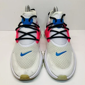 Nike React Presto Running Shoes White Blue Pink BQ4002-101 Women Size 5Y - Picture 1 of 13