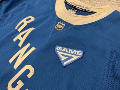 New York Rangers Game 7 Ad Patch For Centennial 100 Years Jersey - Image 1 of 4