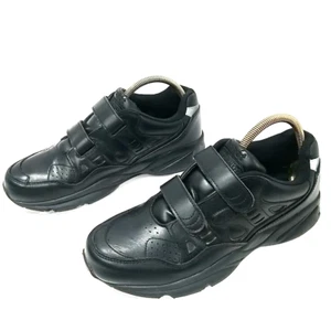 Propet Stability Walker Sneaker Schuhe Herren 9,5 W schwarz M2035 Lederriemen Freizeit - Bild 1 von 9
