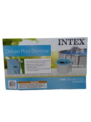 Intex 28000E Deluxe Wall-Mounted Swimming Pool Surface Automatic Skimmer - Image 1 of 4