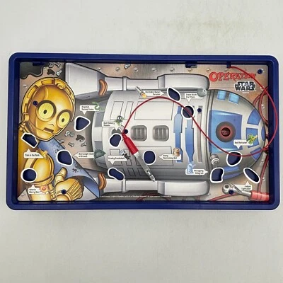 Tablero de juego Operation Star Wars con pinzas 2012 zumbidos y luces de repuesto  Foto 1 de 2