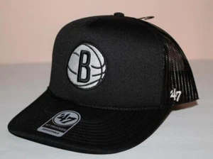 '47 Brand BROOKLYN NETS Foam Trucker MESH ROPE Snapback Baseball Hat Cap *4D - Picture 1 of 7
