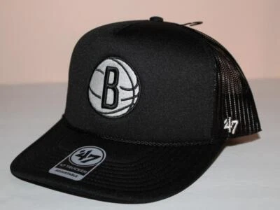 '47 Brand BROOKLYN NETS Foam Trucker MESH ROPE Snapback Baseball Hat Cap *4D - Image 1 of 4
