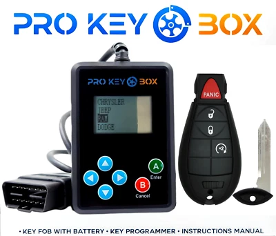 全新替换遥控钥匙链和程序员适用于精选克莱斯勒道奇吉普 WV。 — 第 1/4 张图片