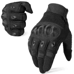 Touch Screen Tactical Gloves Outdoor Cycling Camping Hard Shell Anti-skid - Picture 1 of 15