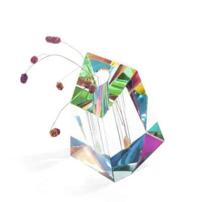 Regenbogen Irregular Vase by Fundamental Berlin–Crystal Glass – Modern Art Vase - Image 1 of 4