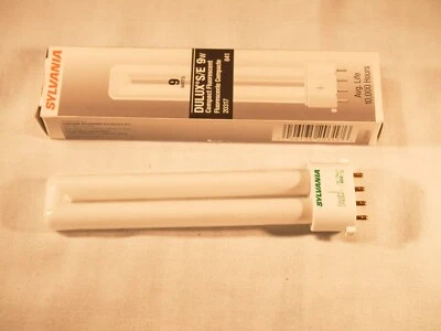 Sylvania Dulux S/E compact fluorescent 20317 2G7 9 watts CF9DS/E/841 Italy - Image 1 of 4