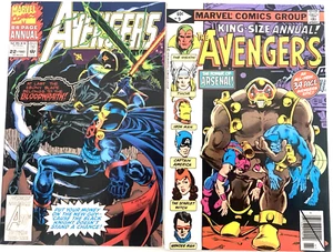THE AVENGERS ANNUALS. NUMBER'S 9 & 22. (2 ISSUE 1979 & 1993 LOT). 1ST SERIES. - Picture 1 of 12