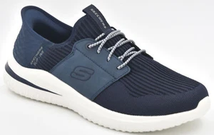 Skechers Men's Delson 3.0 - Lavell Slip-In Sneaker 210650 NVY - Picture 1 of 3