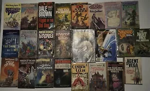 24 VINTAGE Sci Fi & Fantasy Paperback Book Lot Various Authors And Titles - Picture 1 of 12