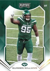 Quinnen Williams 2021 Panini Playoff Football NFL Base Card #22 New York Jets - Picture 1 of 2