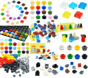 1x1 Bricks Tiles Round Stud Plates Pieces Parts For Lego Bulk Lot Pick Color - Picture 1 of 147