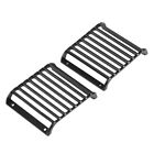2 Pcs Metal Front Light Cover Grille For -4 1/10 Scale RC Crawle Z01