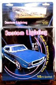 Vintage Custom Car Lights Lighting 15 ft Plug In Rope Light Cars NEW - Picture 1 of 3