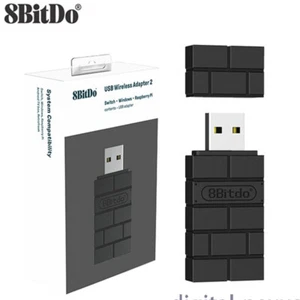 8Bitdo Wireless USB Adapter 2 For Nintendo Switch /Switch Lite/Xbox Raspberry Pi - Picture 1 of 12