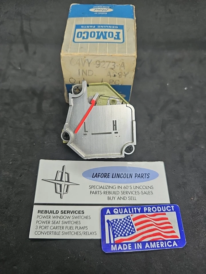  1964 1965 LINCOLN CONTINENTAL OIL GAUGE  NEW OLD STOCK SEDAN OR CONVERTIBLE - Image 1 of 4