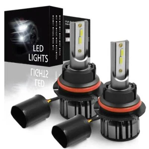 9007 HB5 LED Headlights 360000LM LED Lights Bulbs Kit High Low Beam Super Bright - Foto 1 di 11