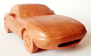 Modellino auto in legno 1:16 Mazda MX-5 Miata scala sport replica giocattoli vintage d'epoca - Foto 1 di 11