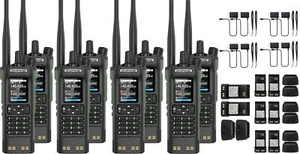 US 8 Pack BAOFENG UV-32 Amateur Walkie Talkies Aviation Radio GPS Bluetooth APP - Zdjęcie 1 z 11