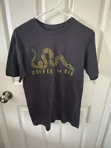 Black Rifle Coffee Company Herren Kurzarm T-Shirt Coffee Or Die Grau Gr. M - Bild 1 von 4
