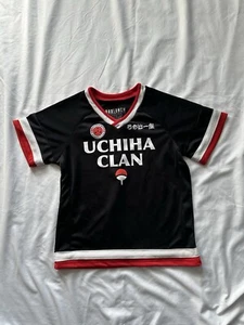Box Lunch Naruto Shippuden Uchina Clan Black/Red/White Short Sleeve Size 5T - Picture 1 of 3