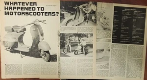 1978 6p Vespa Rally 200 Lambretta Jet 200 Motor Scooter Article - Picture 1 of 3