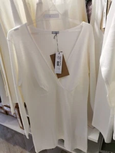 Maglia Manica Lunga donna RAGNO In lana e cotone sulla pelle con forma seno - Foto 1 di 2