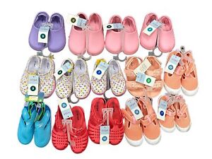 Lot Of 14 Girls Summer Shoes - Various Sizes And Styles - All New With Tags