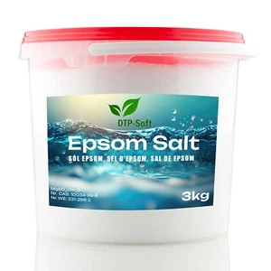 3kg Epsom Salz Bittersalz Magnesiumsulfat Lebensmittelqualität 3 kg Eimer - Bild 1 von 5