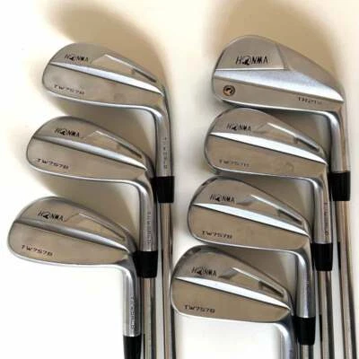 Honma TW757B COMBO 4-PW Iron Set w/ Black Gold X Stiff Shafts - Image 1 of 4