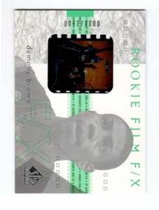 2001-02 SP Authentic #92 Damone Brown RC /1600 - Picture 1 of 1