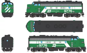 Intermountain N EMD F7A Burlington Northern BN #9776 DCC/SND LED 69248S-01 - Picture 1 of 1